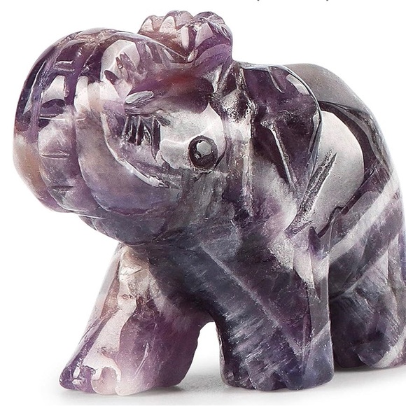 AMETHYST |NWOT Healing Elephant Stone - Picture 1 of 3
